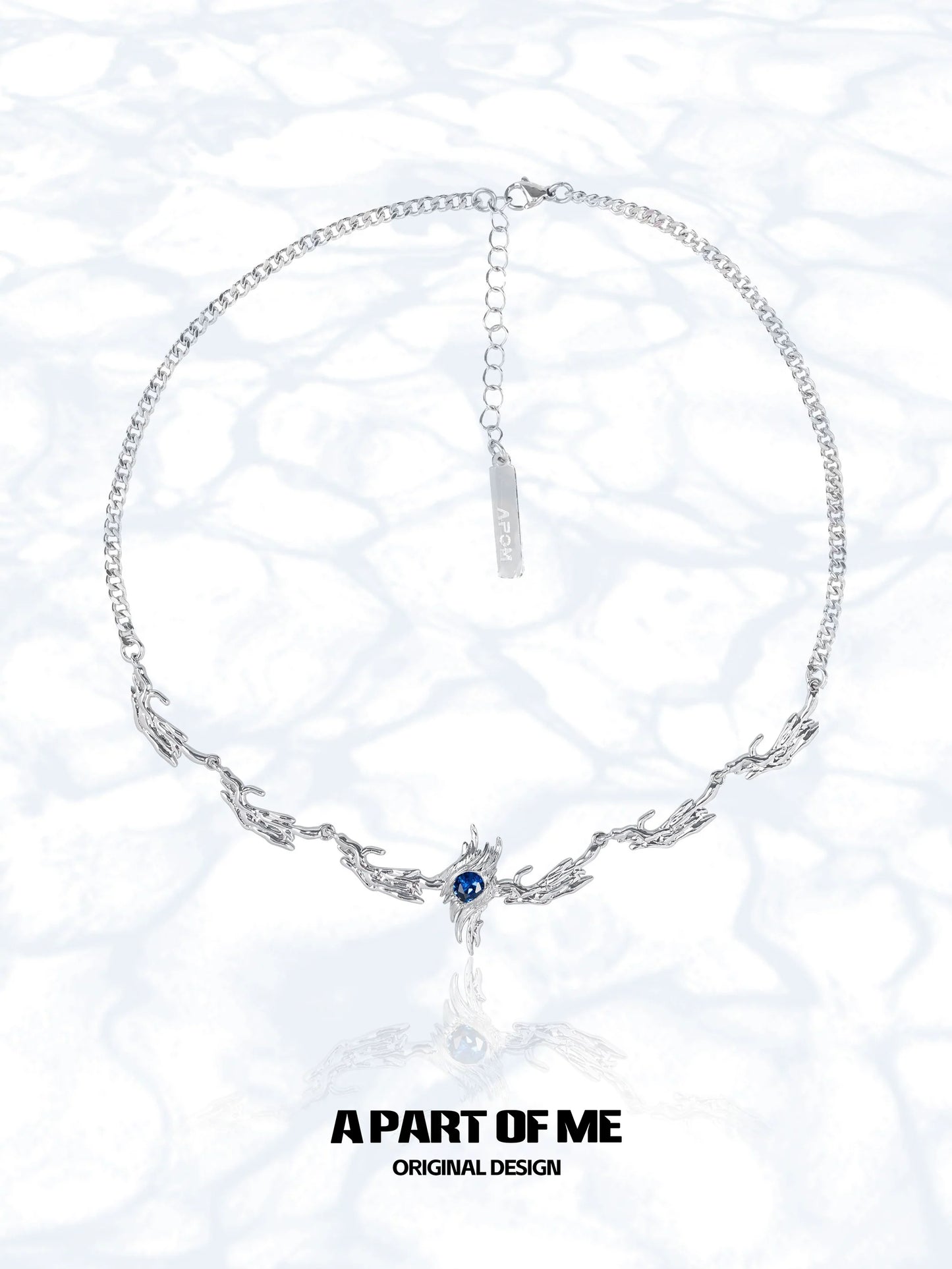 Ravenclaw Wing Diamond Necklace