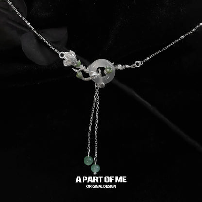 Elegant Jasmine Silver Necklace