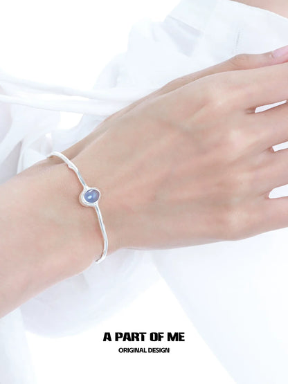 Glacier Blue Aquamarine Bracelet