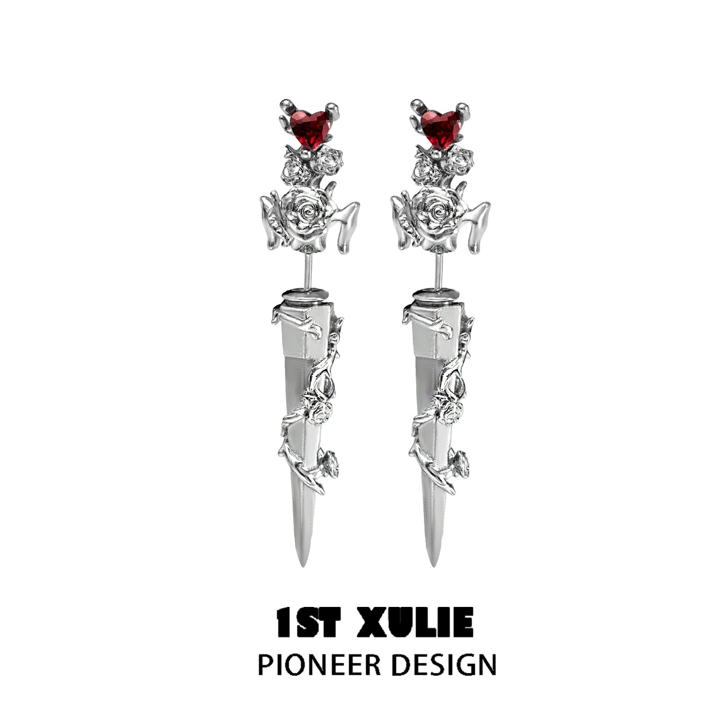 Cathedral Rose Piercing Earrings