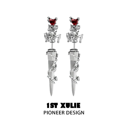 Cathedral Rose Piercing Earrings