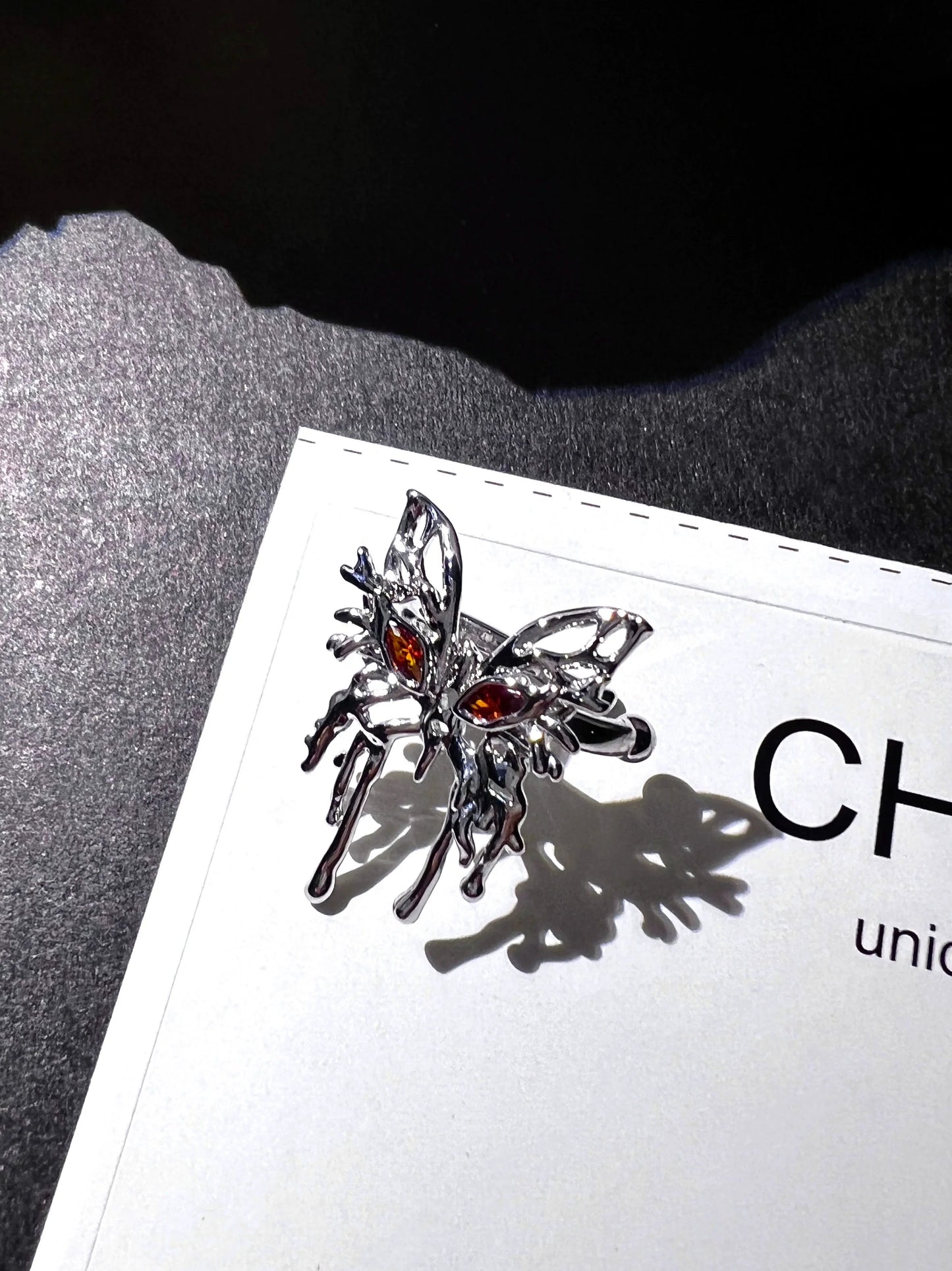 "Liquid Butterfly" Hollow Ear Cuffs