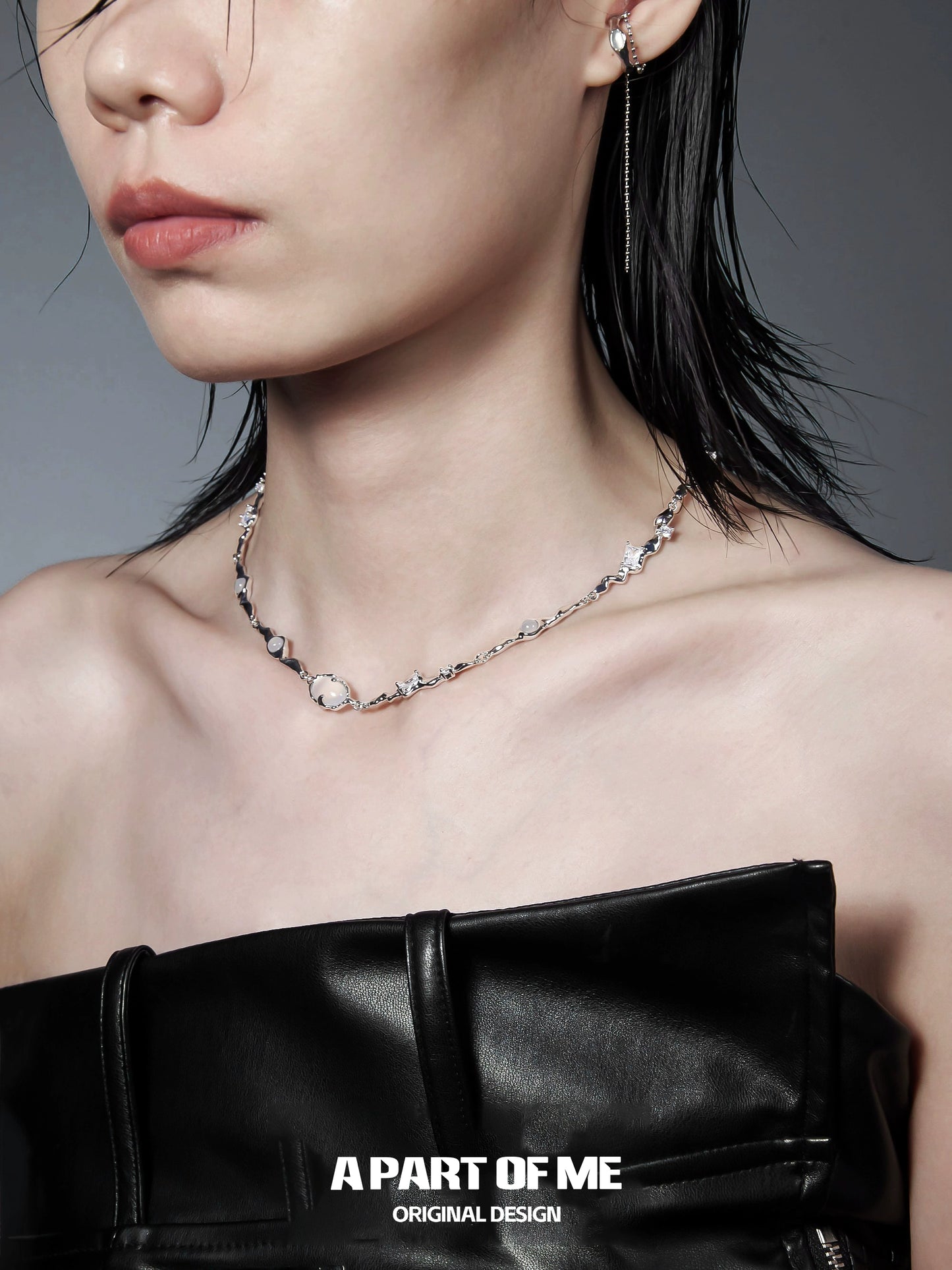 Dawn Moonlight Agate Necklace