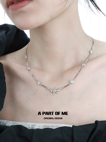 Diamond Love Stars Necklace