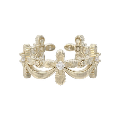 Life Pact Shimmer Cross Ring