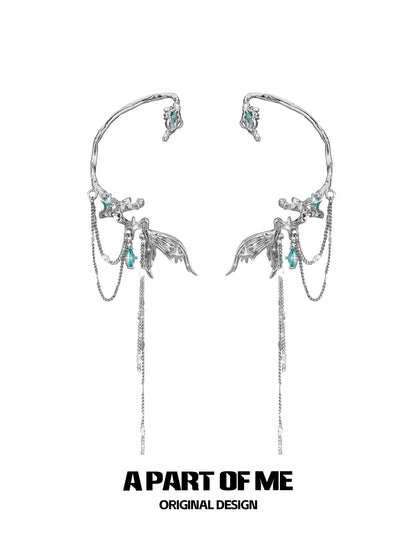 Fishtail Tassel Ear Cuffs