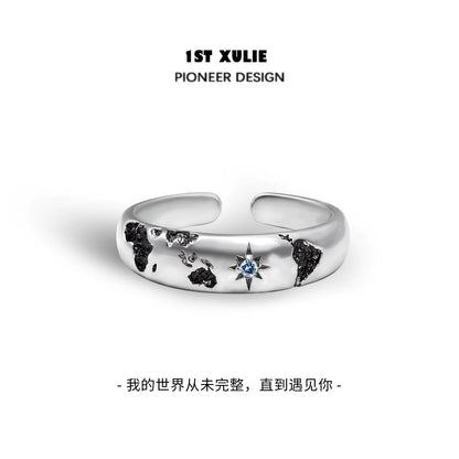 Eroded Earth Couple Rings