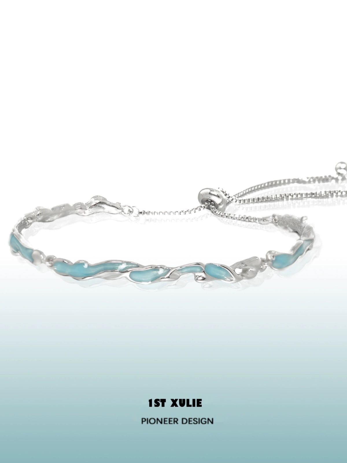 Delicate Ocean Tide Blue Bracelet