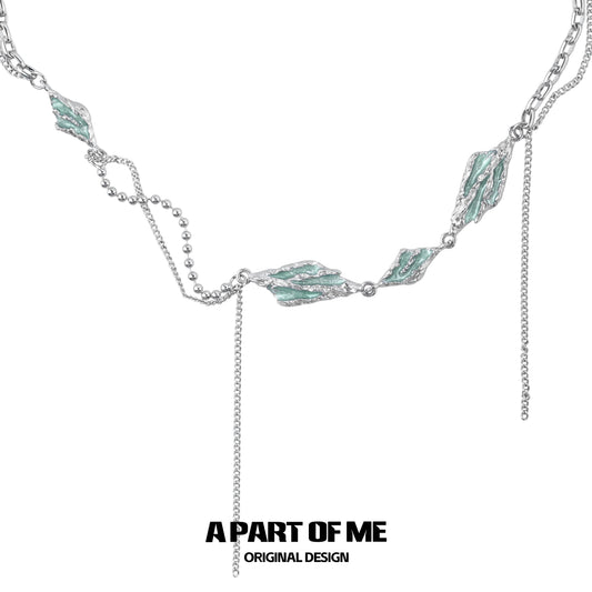 Lake Snakebone Frosted Necklace