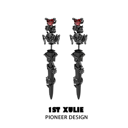 Cathedral Rose Piercing Earrings