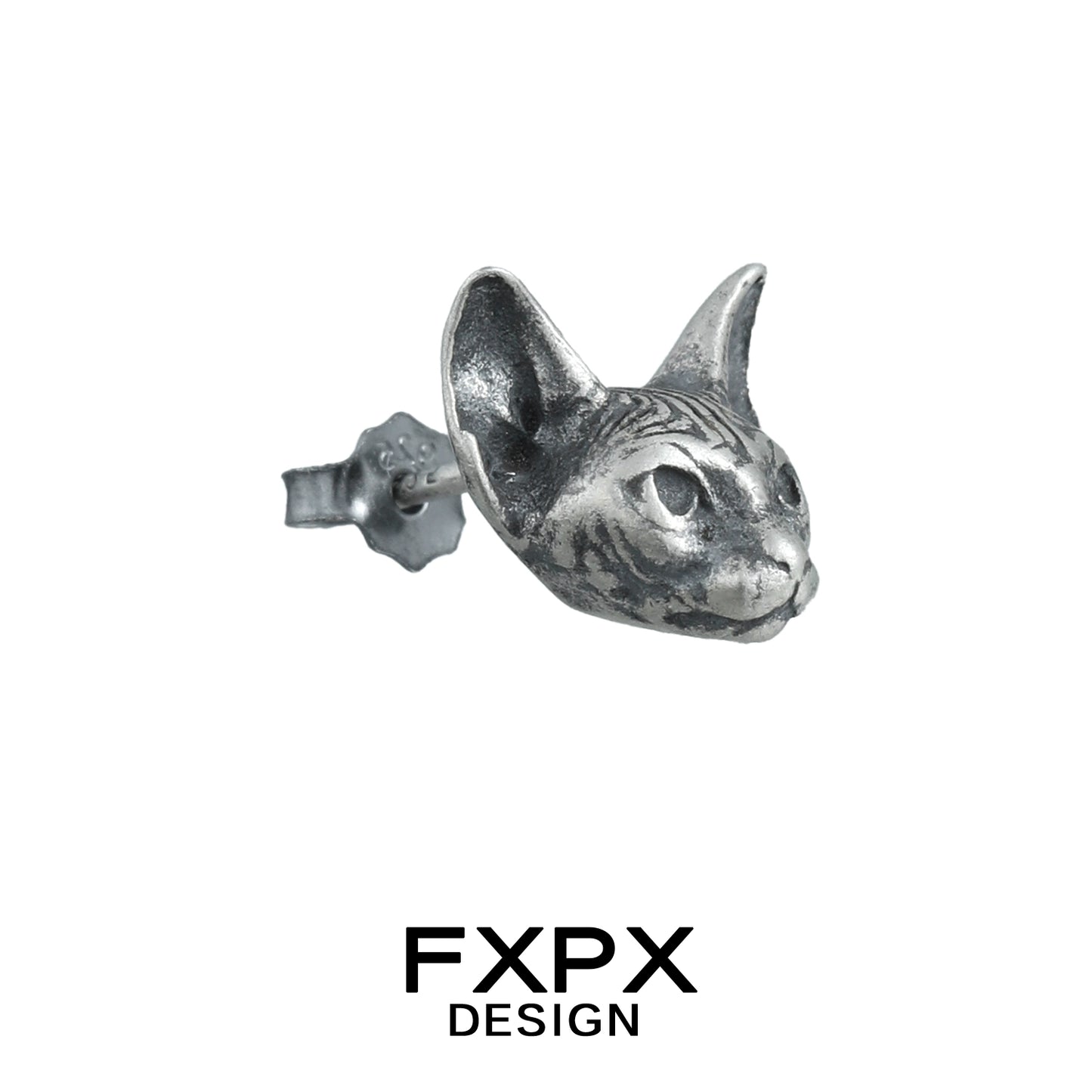 Gothic Vintage Punk Cat Earrings