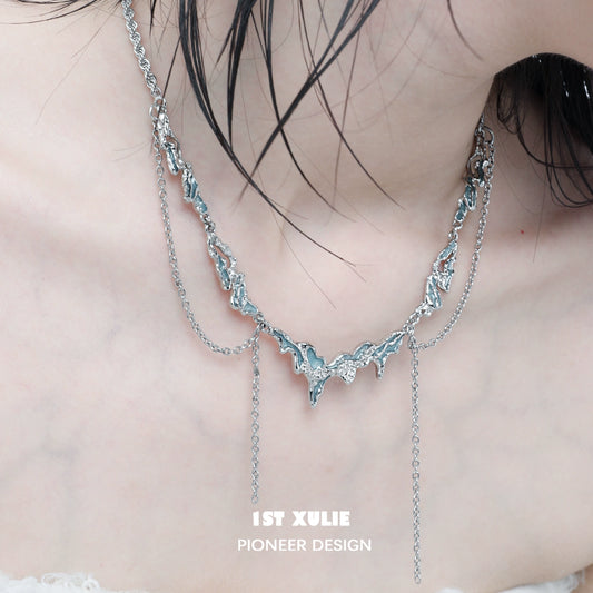 Ocean Breeze Tassel Clavicle Necklace