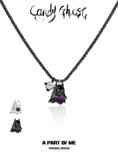 Ghost Devil Pendant Necklace