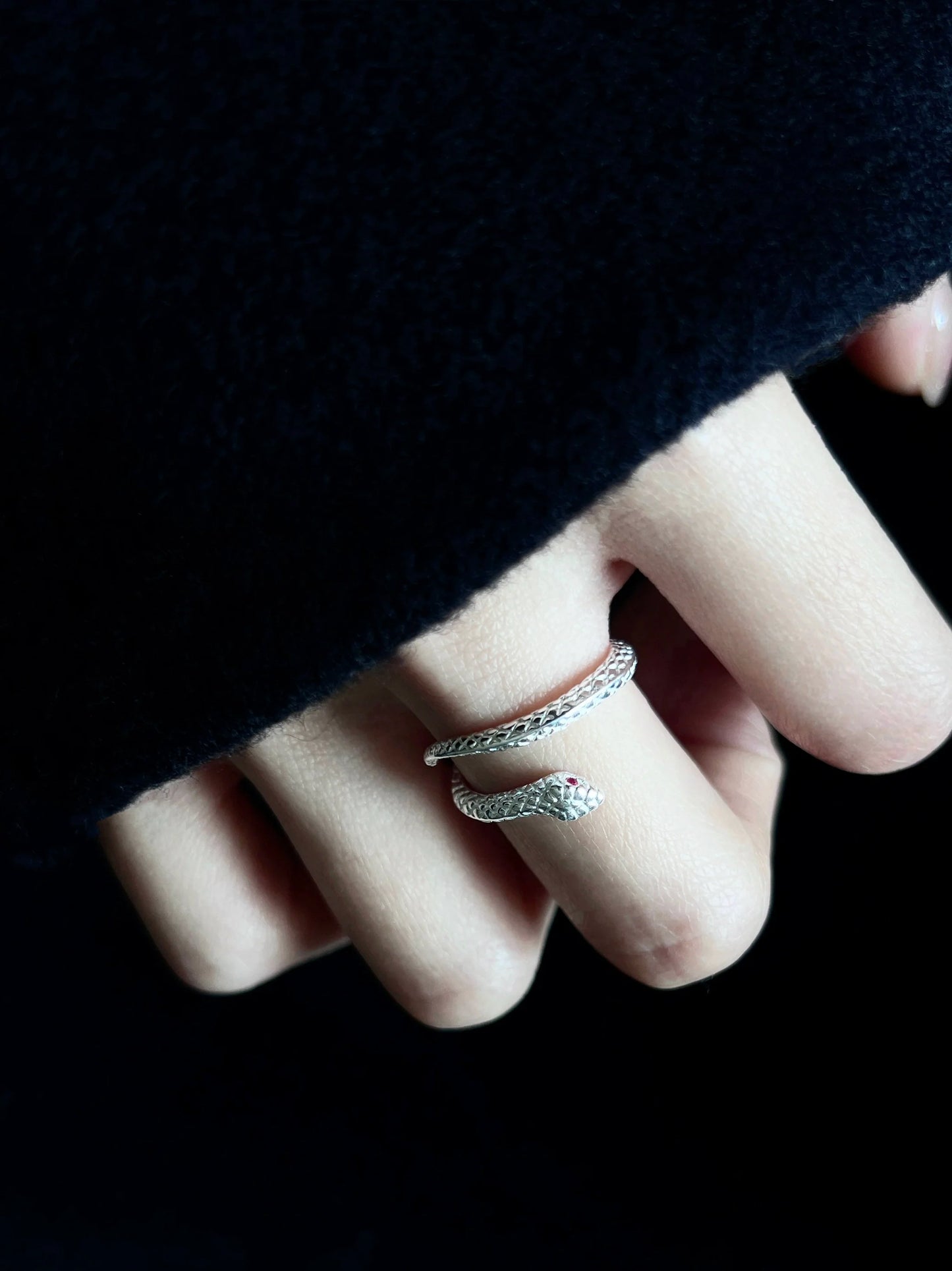 “Spirit Snake” Coil Ring