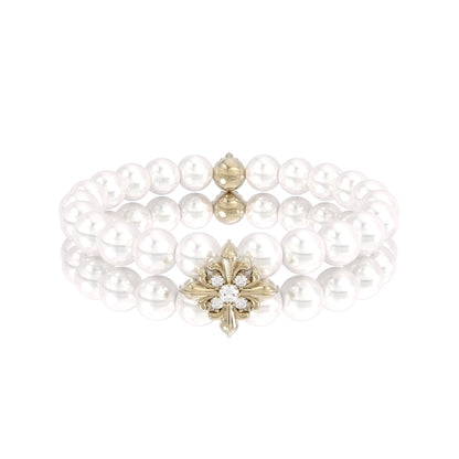 Vintage Iris Pearl Bracelet
