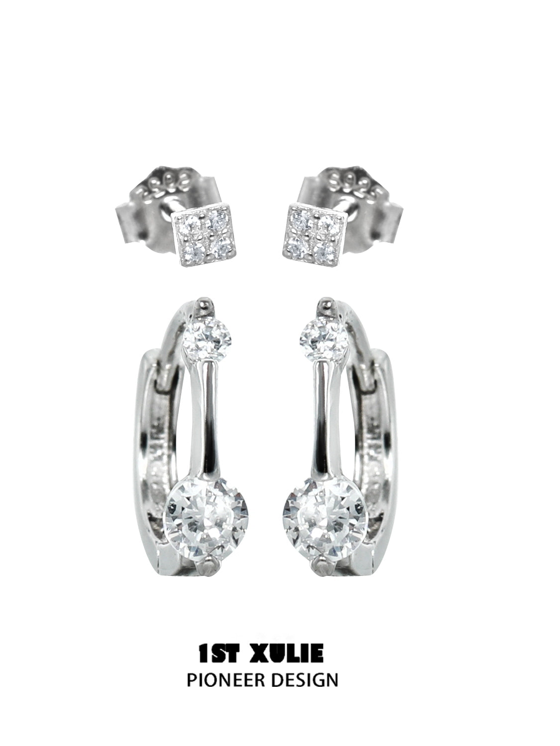 Eternal Glow Zircon Stud Earrings