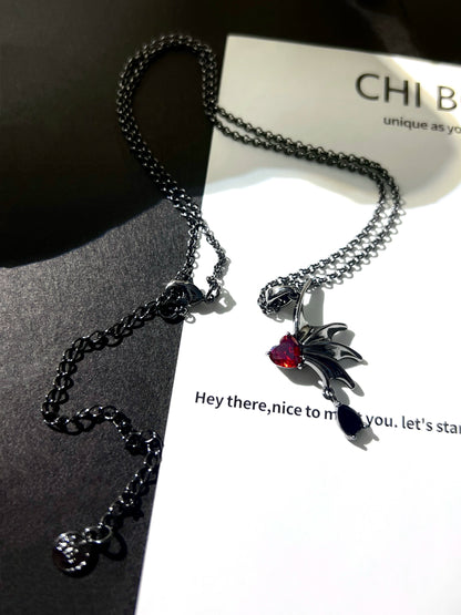 "Demon Wing" Gothic Necklace