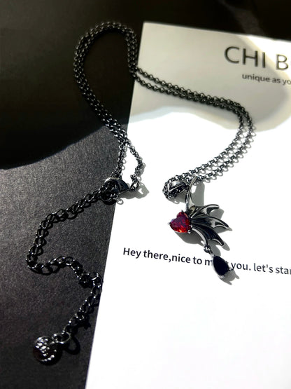 "Demon Wing" Gothic Necklace