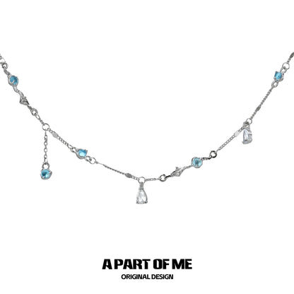 Moonlight Faust Blue Necklace