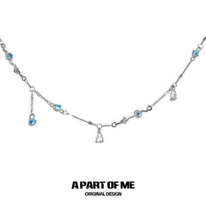 Moonlight Faust Blue Necklace