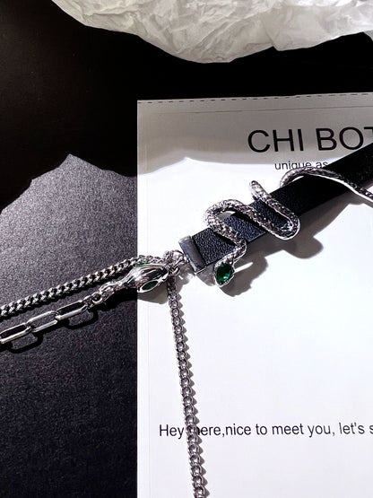 "Dark Night Snake" Splicing Choker