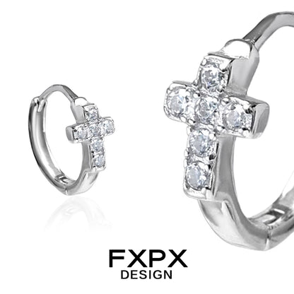 Y2K Cool Ice Cross Earrings