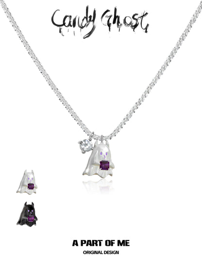 Ghost Devil Pendant Necklace