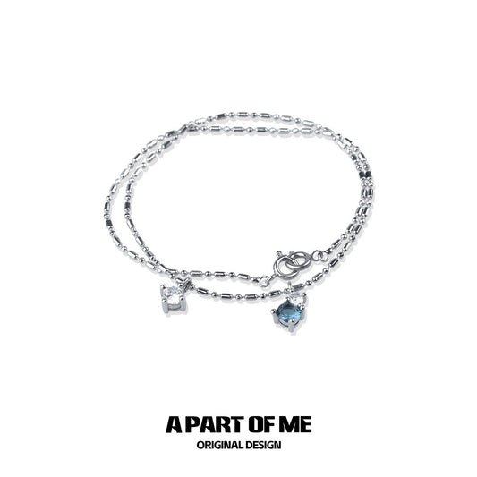 Glacier Diamond Silver Bracelet