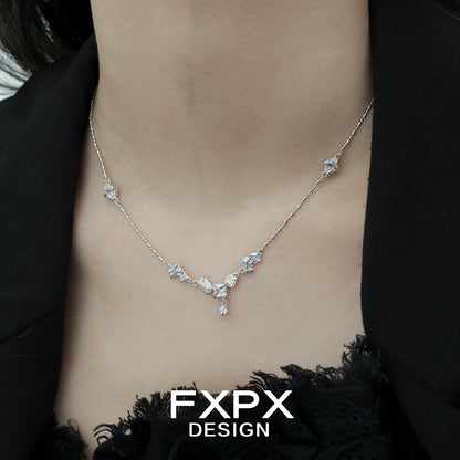 Glacier Shine Silver Necklace