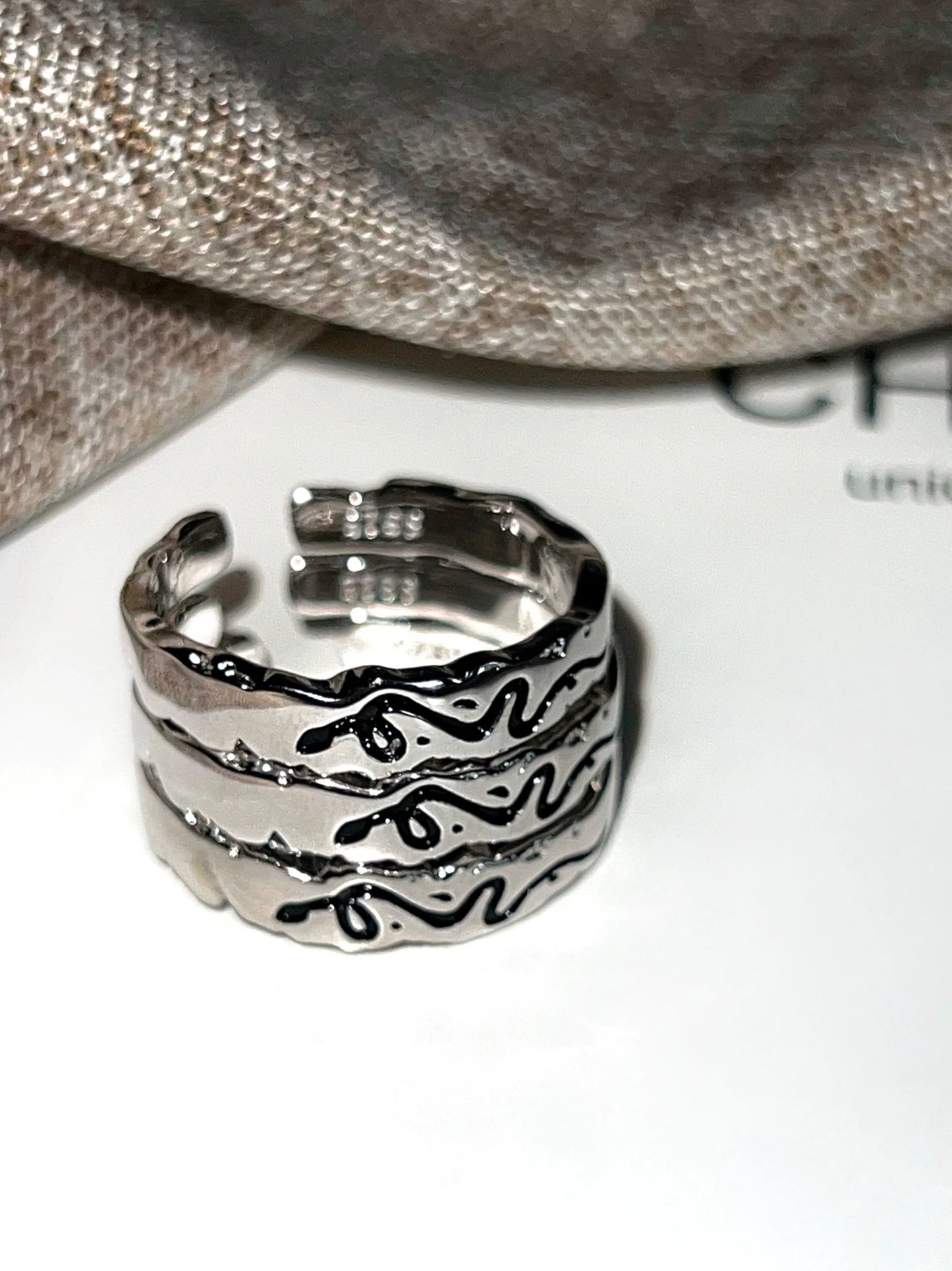 "Spirit Snake Imprint" Ring