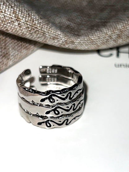 "Spirit Snake Imprint" Ring