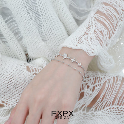 Cosmos Roamer Star Silver Bracelet