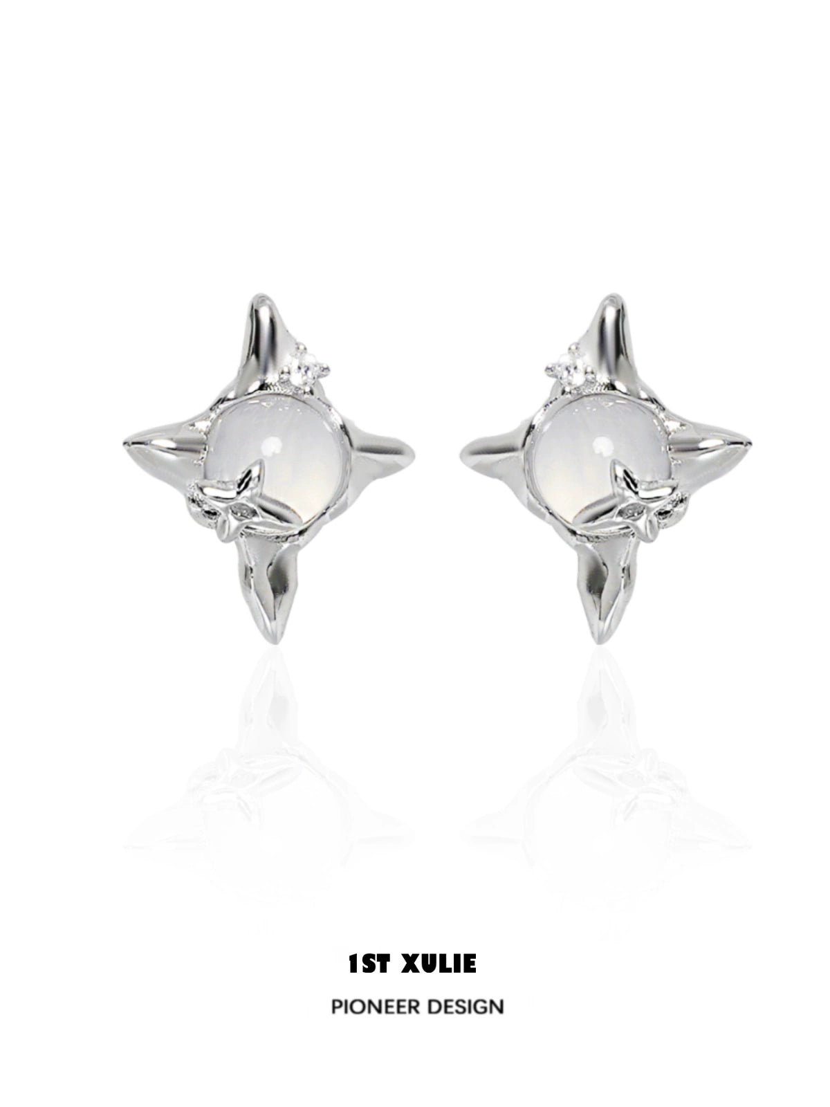 Frozen Star Agate Earrings