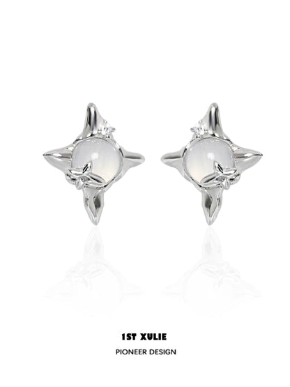 Frozen Star Agate Earrings