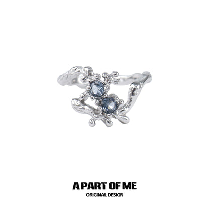 Mermaid Texture Silver Ring