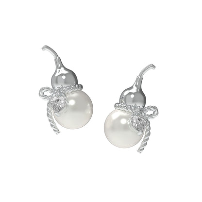 Chinese Fortune Gourd Earrings