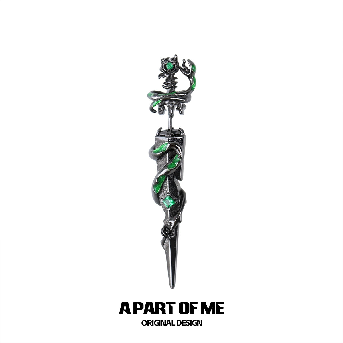 Slytherin Sword Stud Earrings