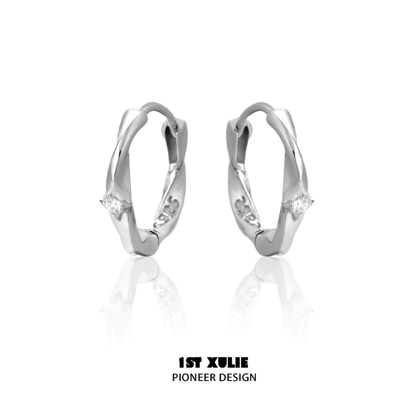 Shooting Star Silver Earrings