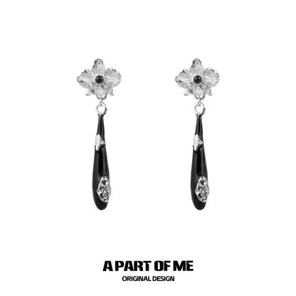 Abyss Evil Flower Earrings