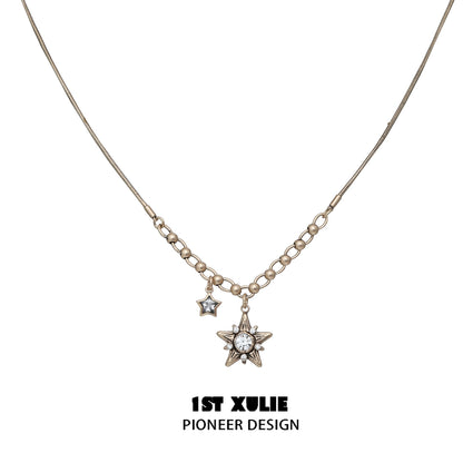 Vintage Starlight Pendant Necklace