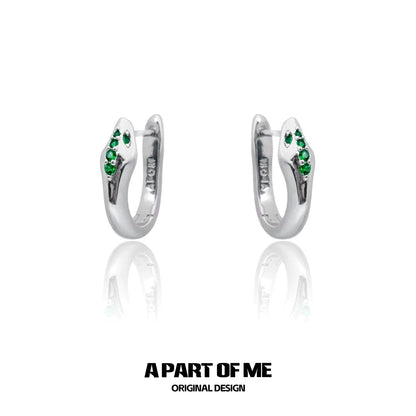 Court Snake Stud Earrings