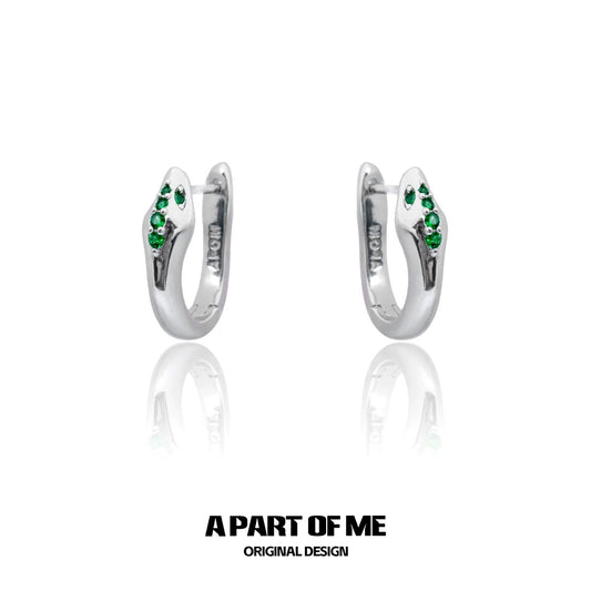 Court Snake Stud Earrings