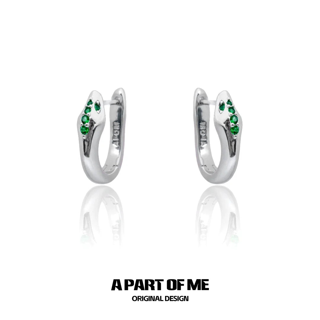 Court Snake Stud Earrings