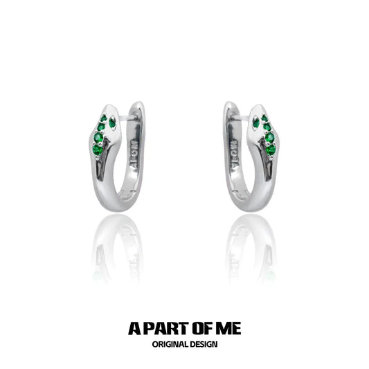 Court Snake Stud Earrings