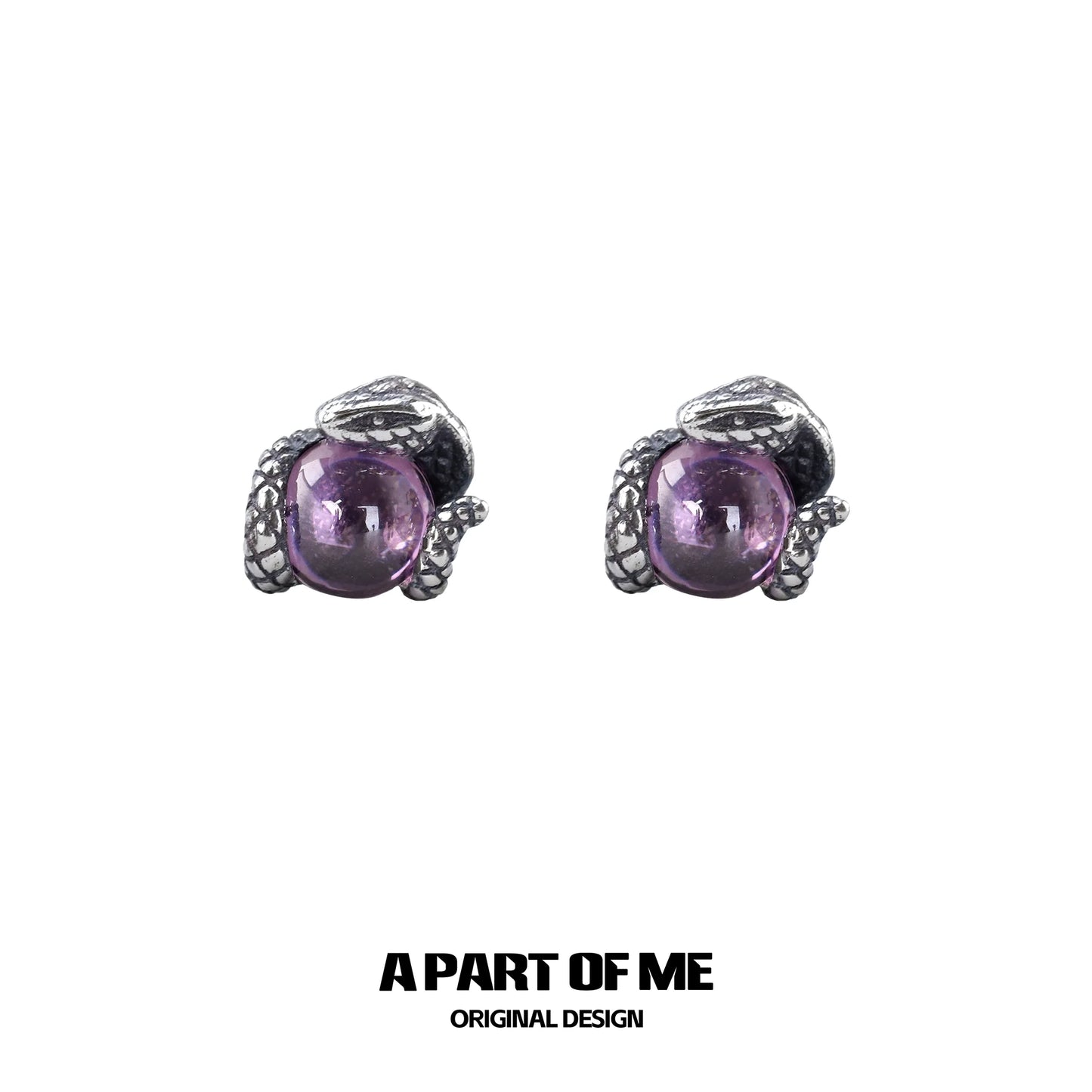 Hell Snake Stud Earrings