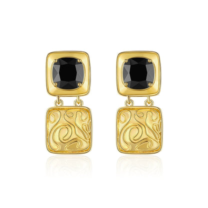 Vintage Maillard Coin Earrings