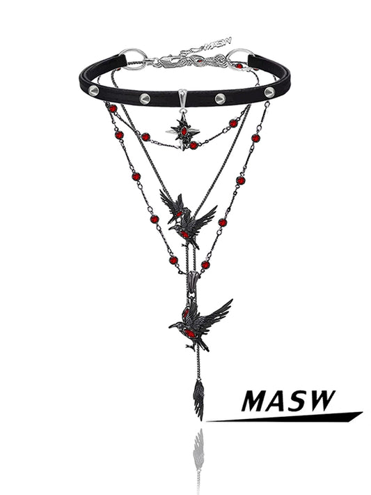 Guardian Crow Necklace