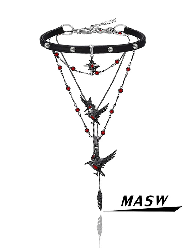 Guardian Crow Necklace