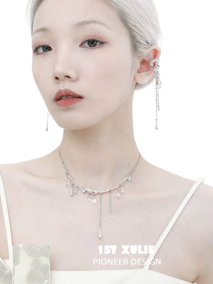 Tidal Wave Fringes Ear Cuffs