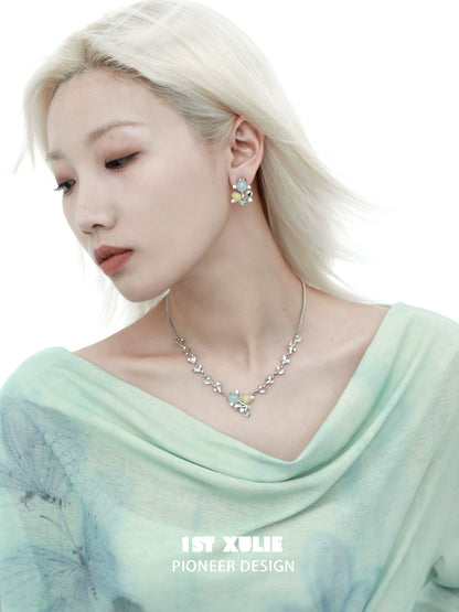 Sweet Tulip Clavicle Necklace